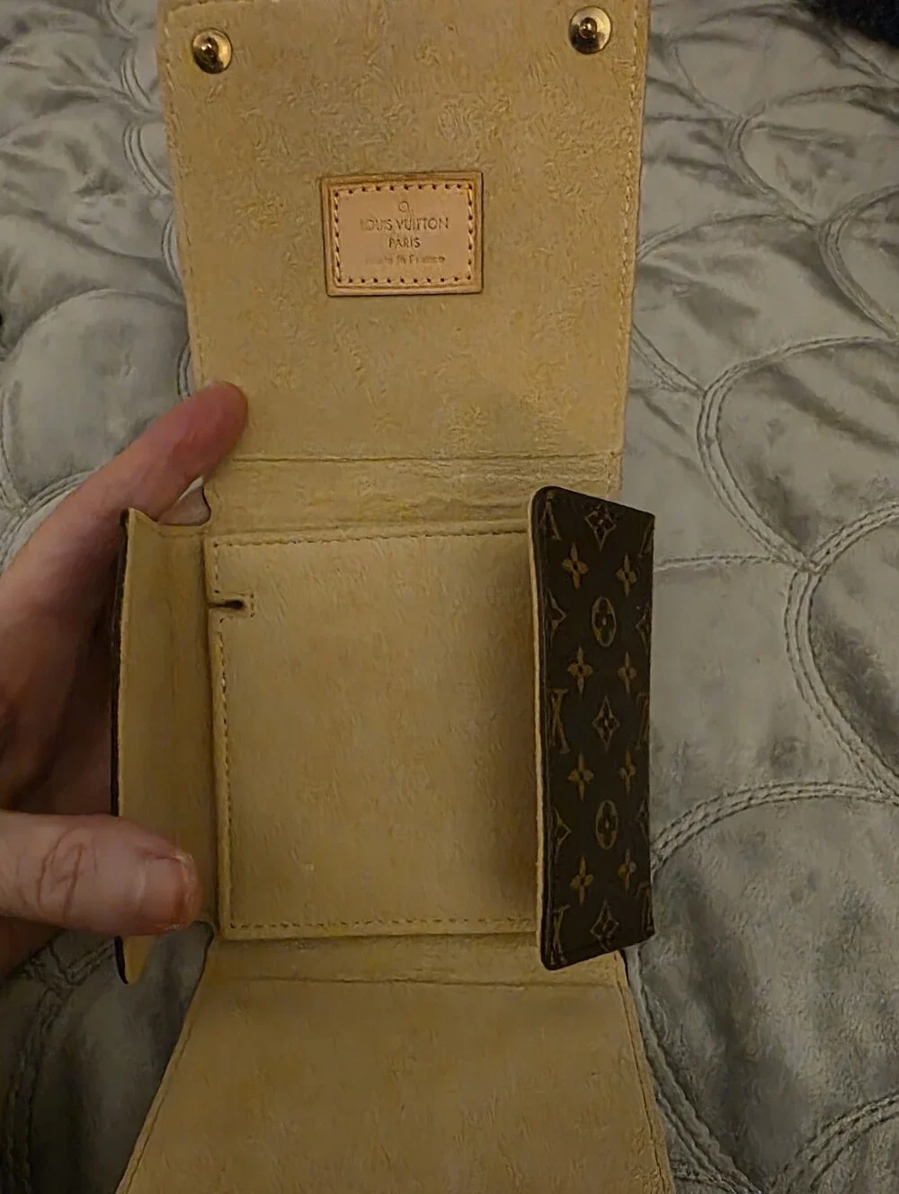 Louis Vuitton Monogram Folding Jewelry Case / PRISTINE